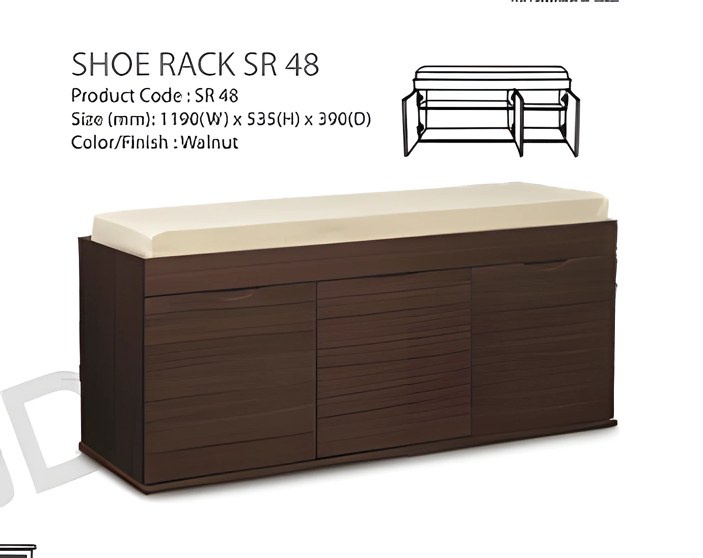 48 Shoe Rack