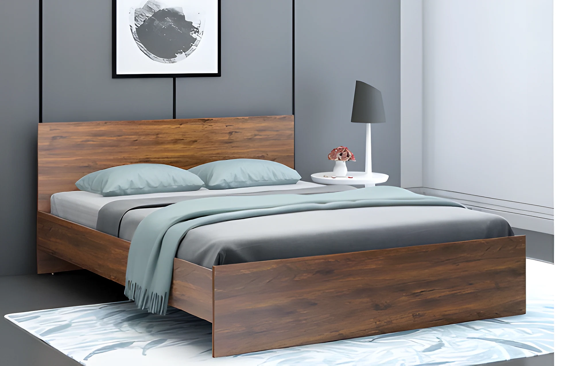 Aaron Queen Bed Without Storage