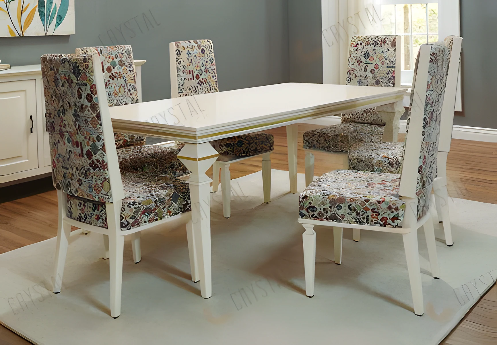 Solidwood Dining Set Frame (SWDN-01)