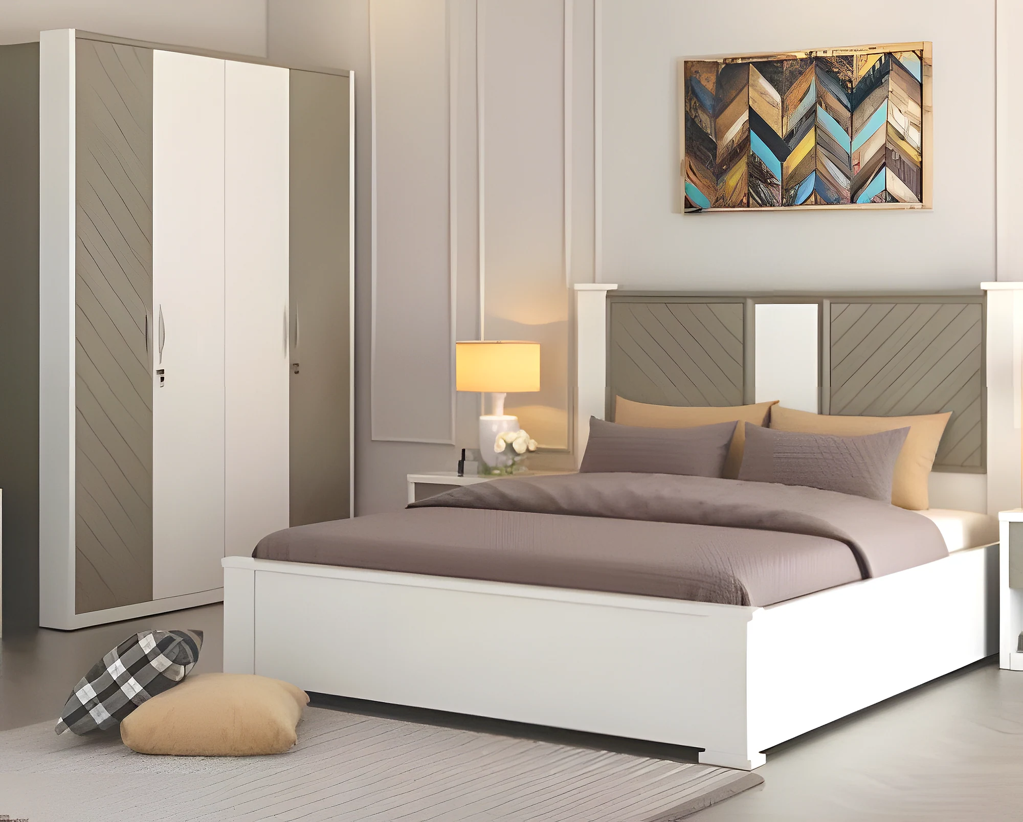 Alaska King Bed with Full Lift-On Storage