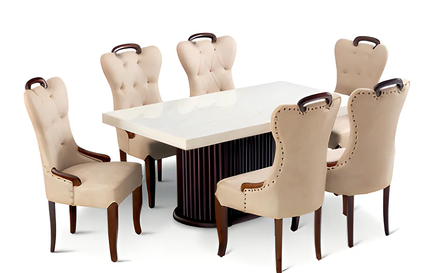 Antalya 6S (M) (Ch - Antalya) Dining Set