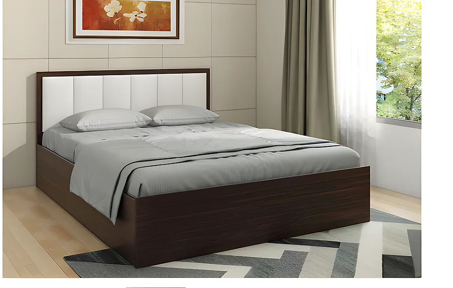 Arctic King Bed with Box Storage