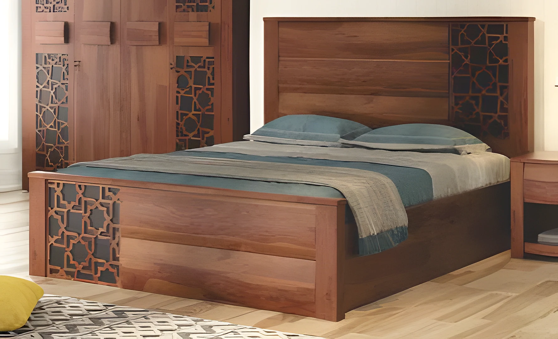 Artisan King Bed with Full Lift on