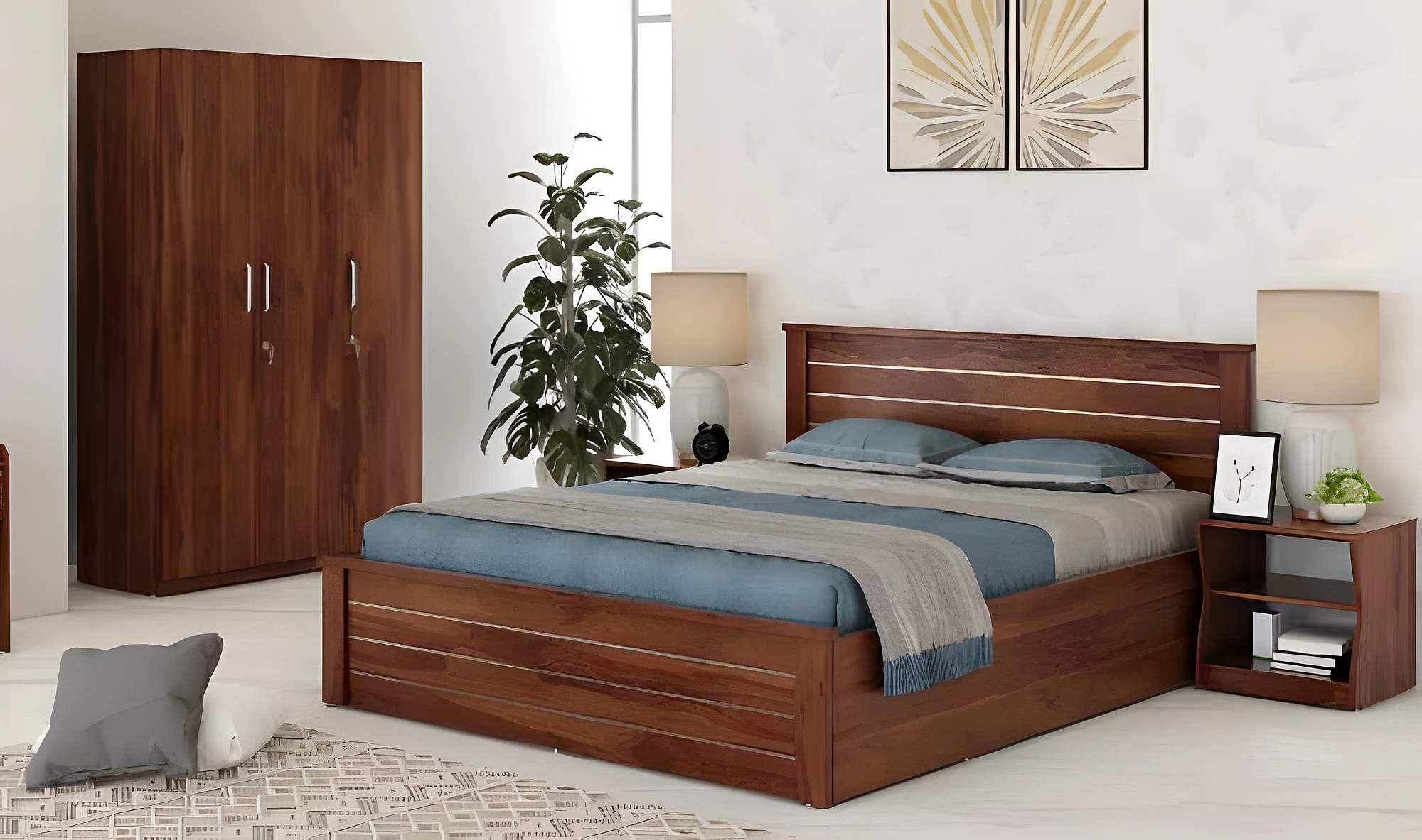 Asta King Bed W O Storage