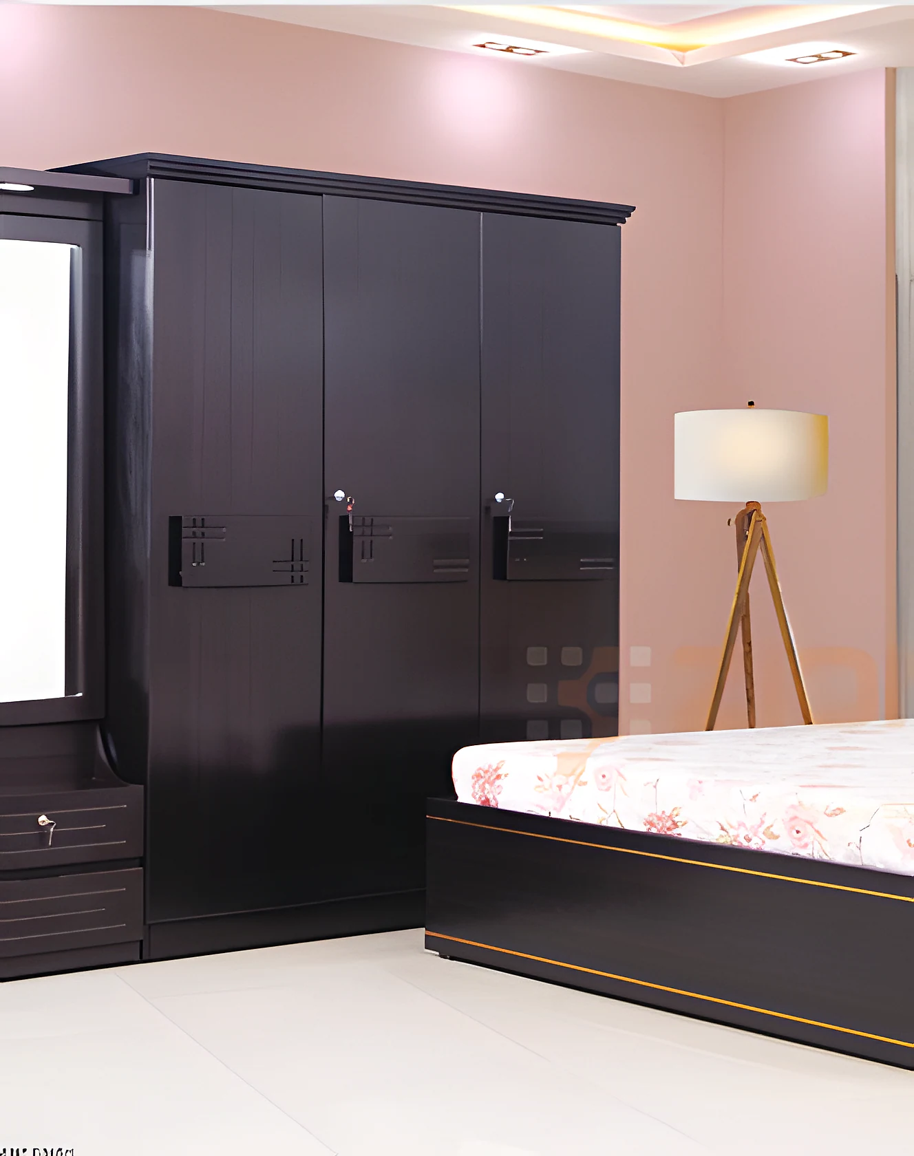 Cosmo Auric 3 Door Wardrobe (Cosmo Set)