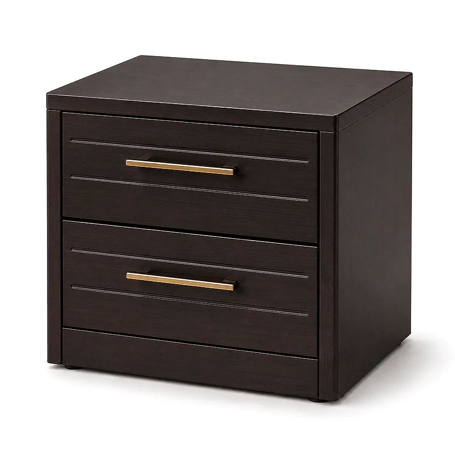 Auric Bed Side Table 2 Drawer