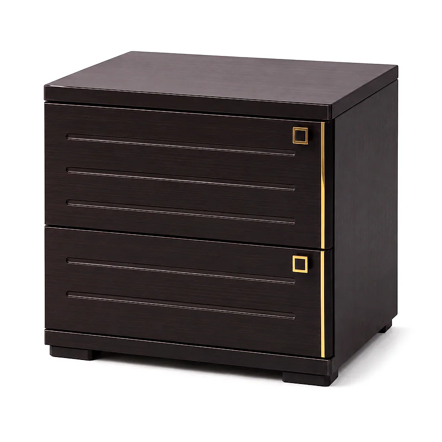 Cosmo Bed Side Table 2 Drawer (Cosmo Set)