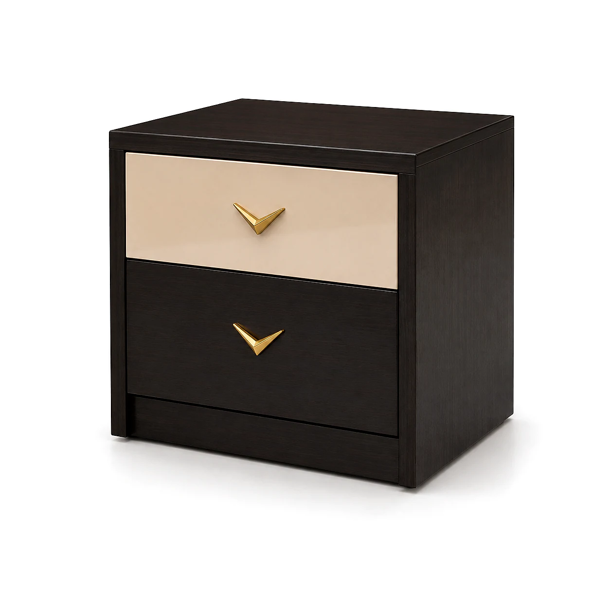 Belavita Bed Side Table With 2 Drawer