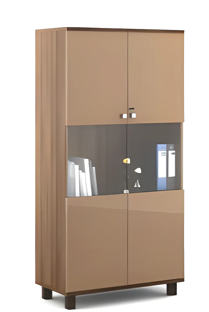 Book Case with 2 Glass Door