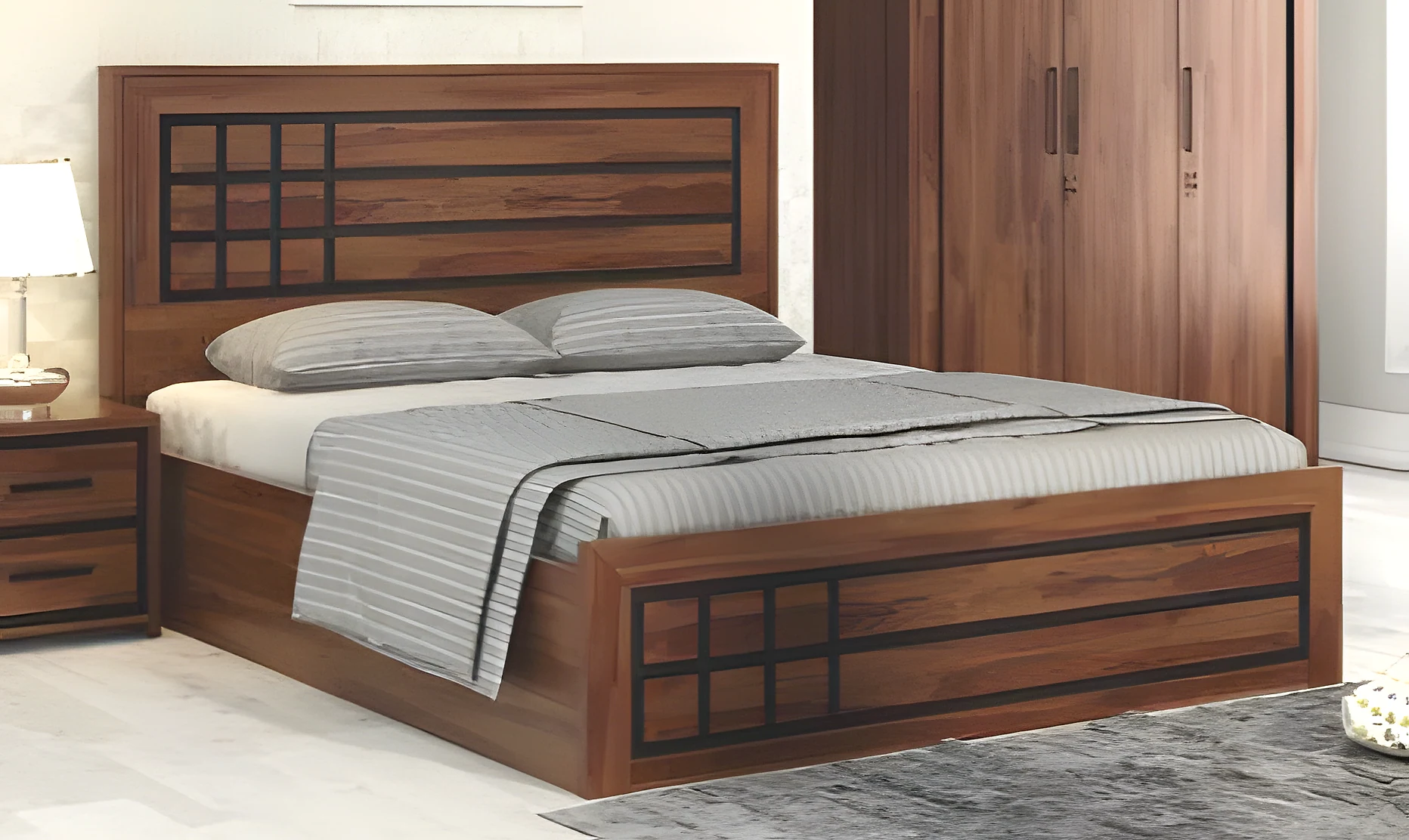Boston Queen Bed Full Lifton