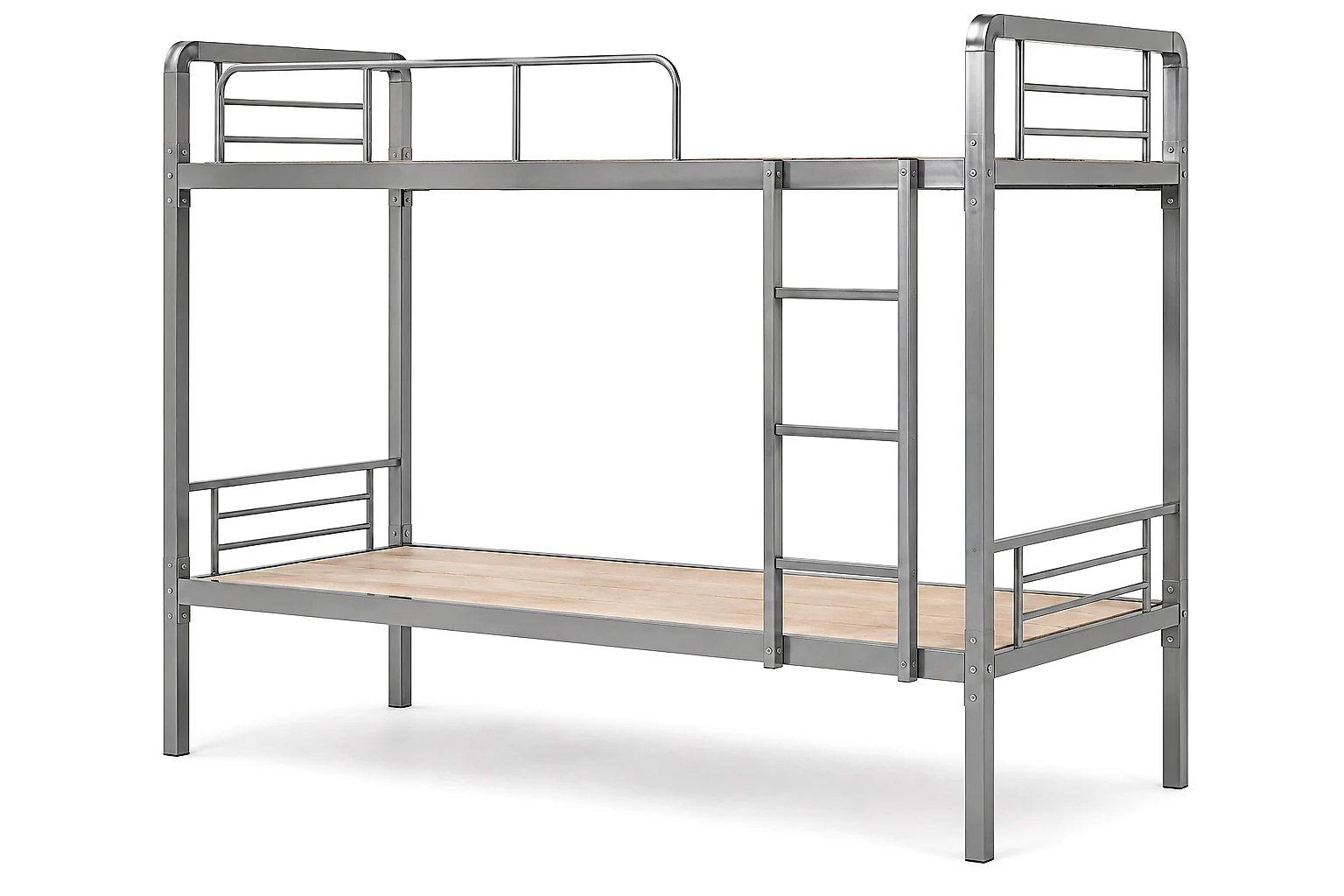Bunk Bed with Wooden Plank