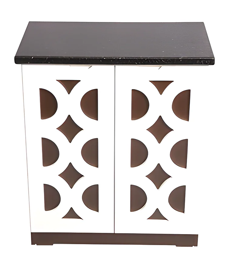 CABINET-6 MDF Polish (White) (30X36)