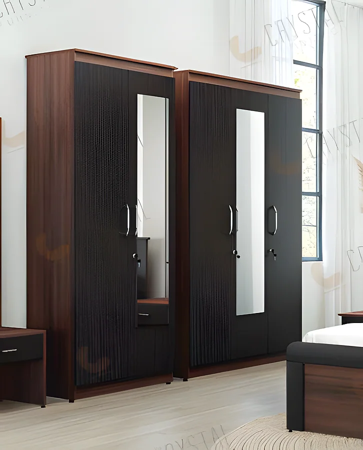 Wardrobe 3 Door with Mirror 1 (120.3 P)