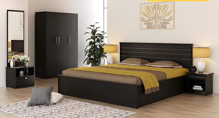 Carnival Queen Bed Set (With 3 Door Wr )