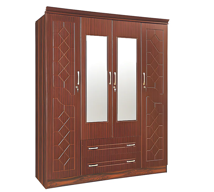 Checks 4 Door Wardrobe (1950X520X1600)
