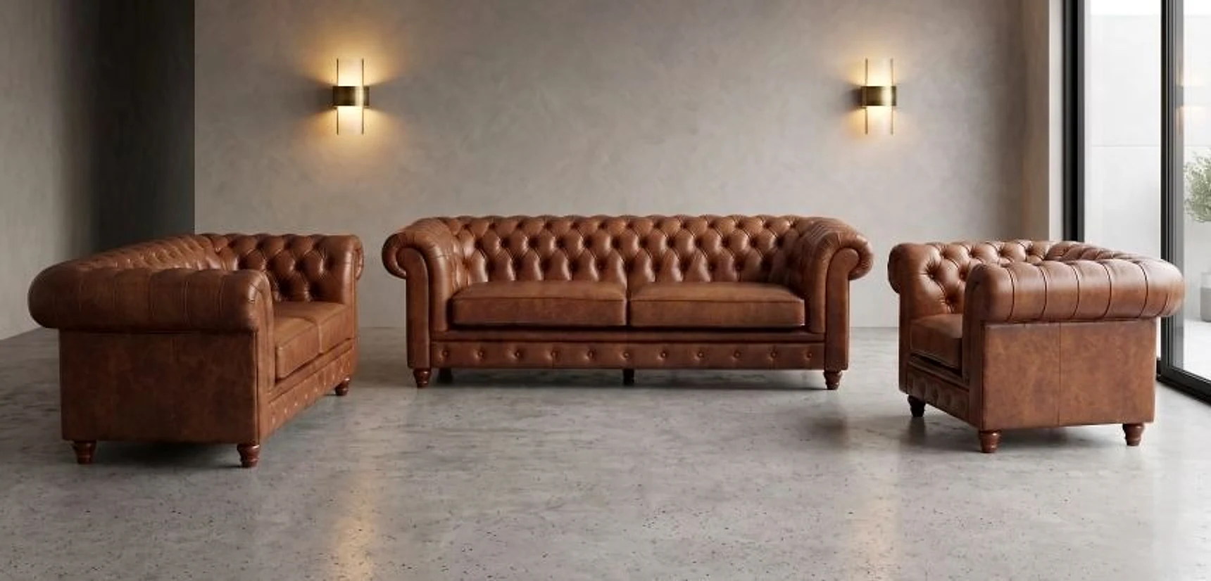 Chester Sofa Set — 3+1+1