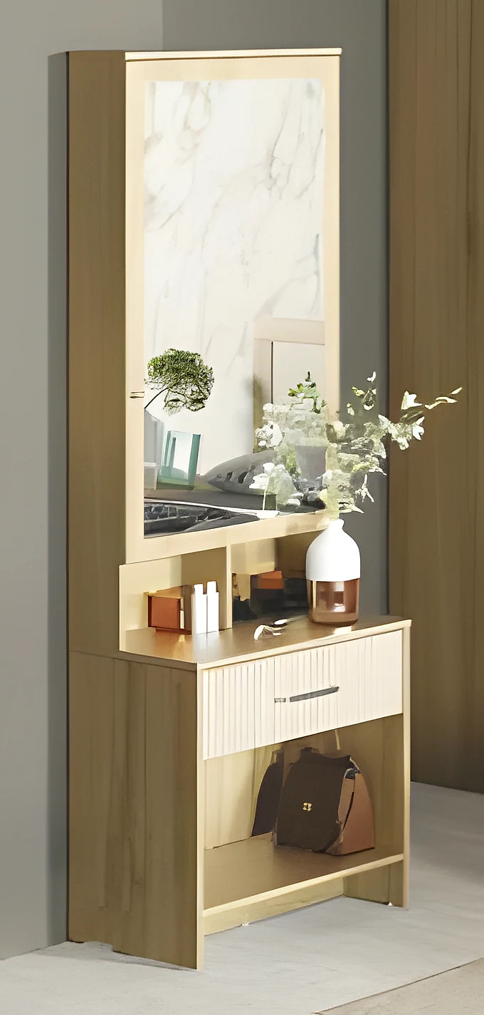 Cleo Dresser-Santana Oak & Bamboo Flute