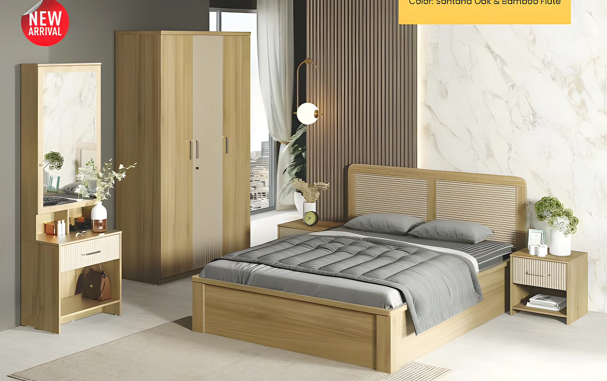 Cleo Queen Bed Set