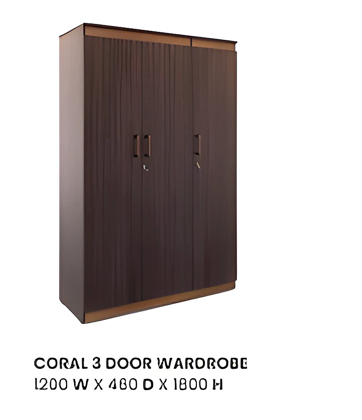Coral 3 Door Wardrobe