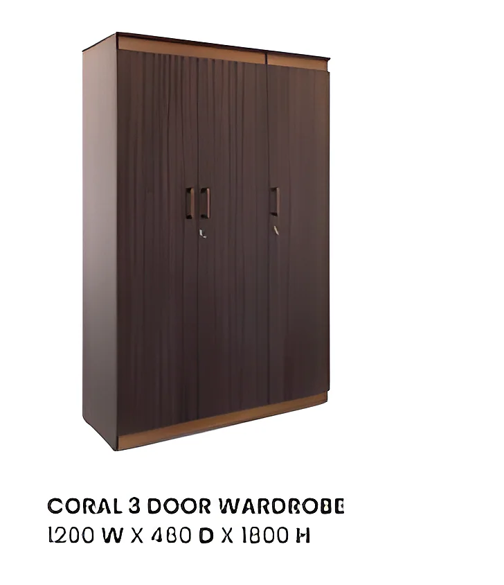 Coral 3 Door Wardrobe