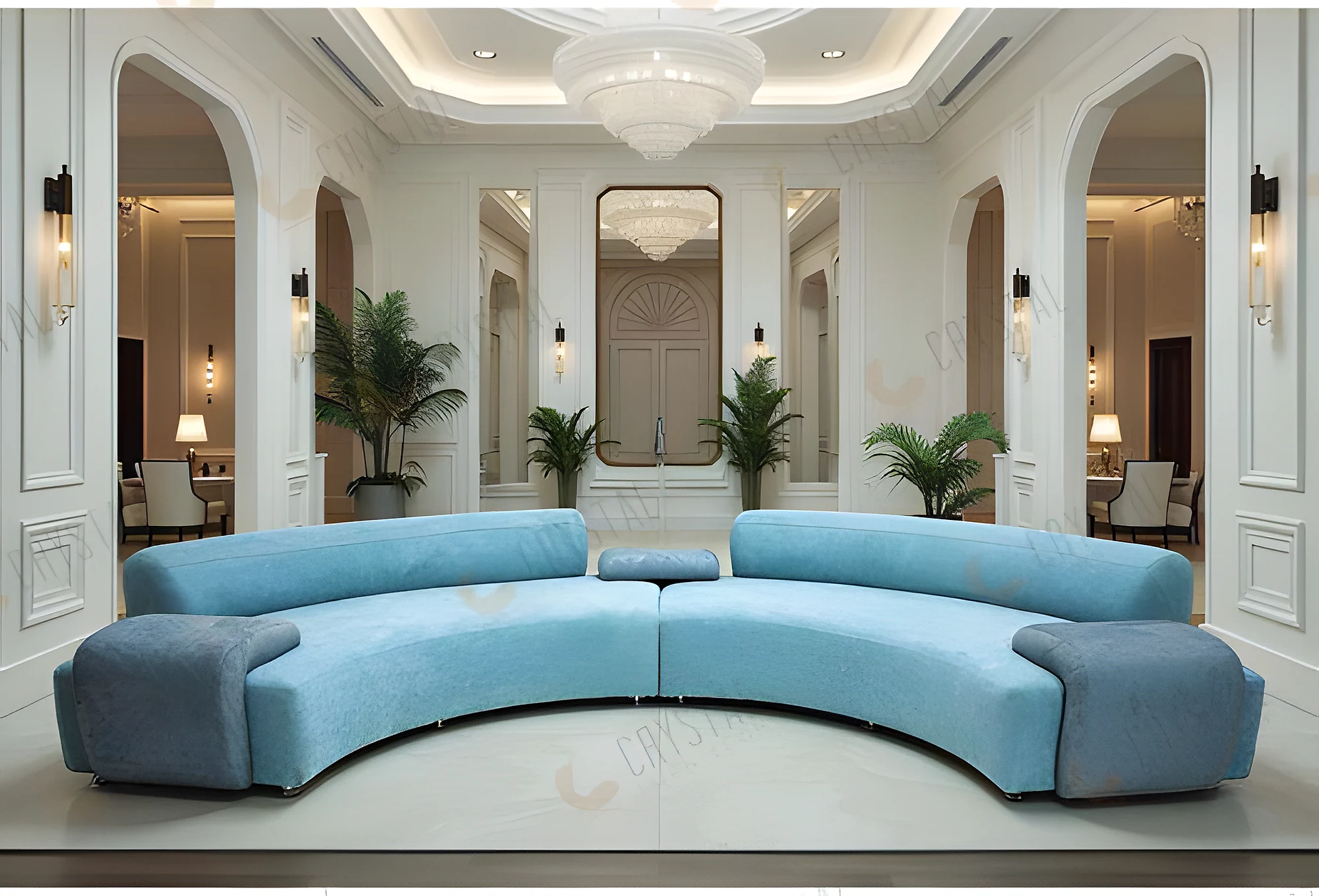 Crescent U SHAPE SOFA