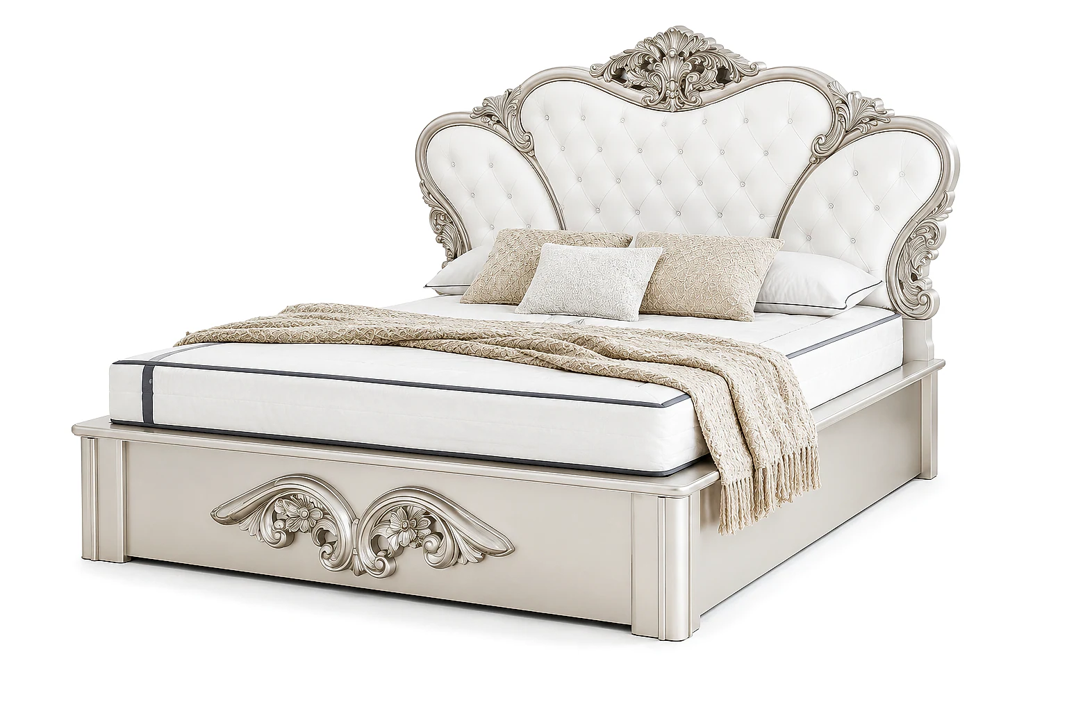 Crest King Size Bed (7872)