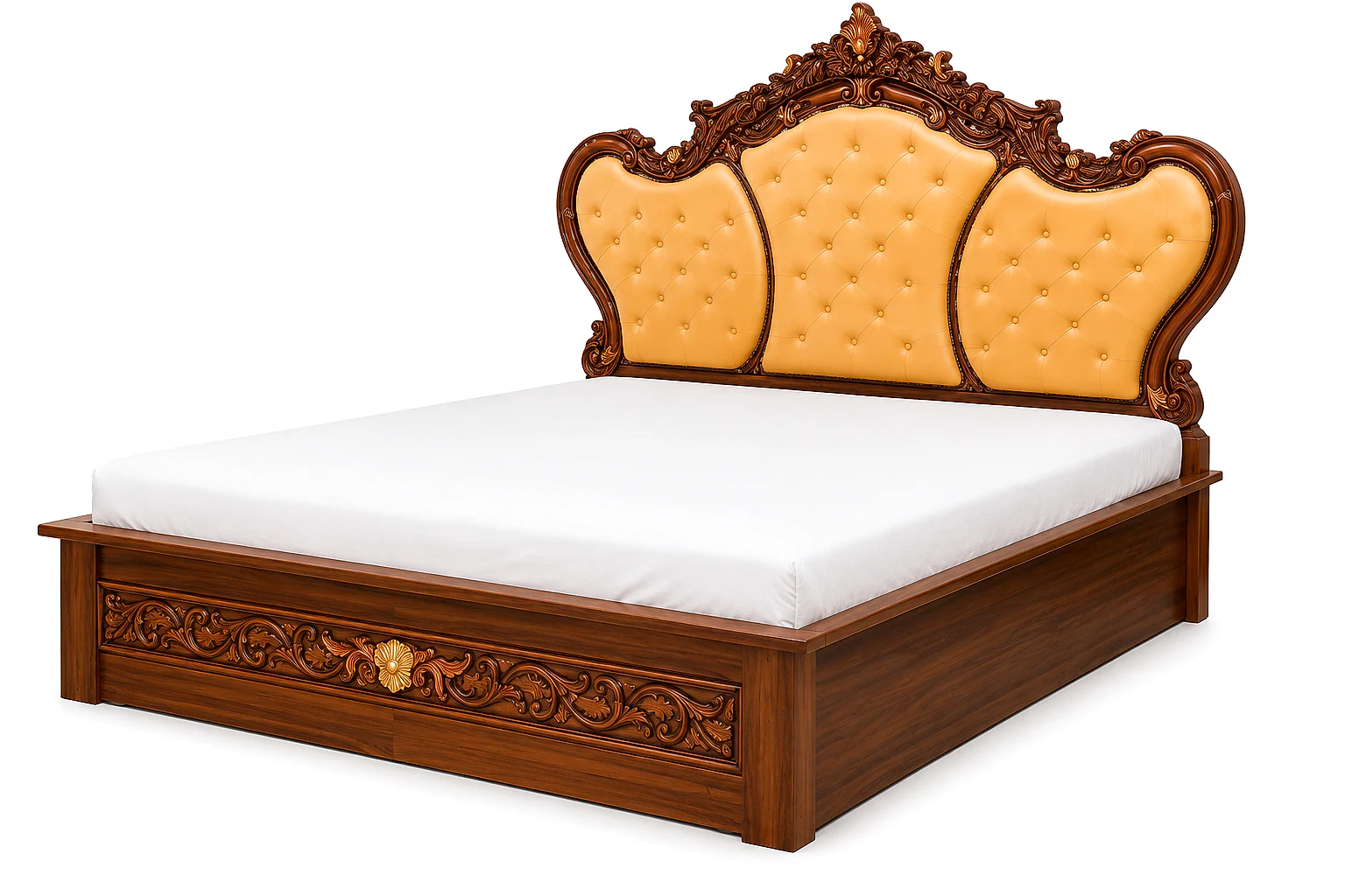 Crown King Size Bed (7872)