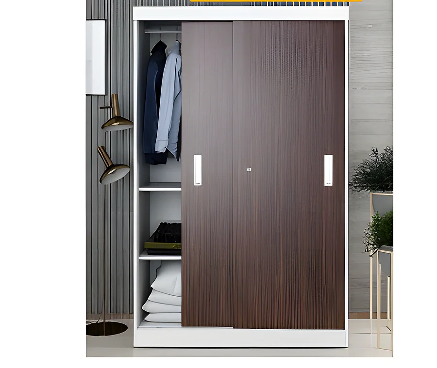 Crysta 2 Door Slidding Wardrobe