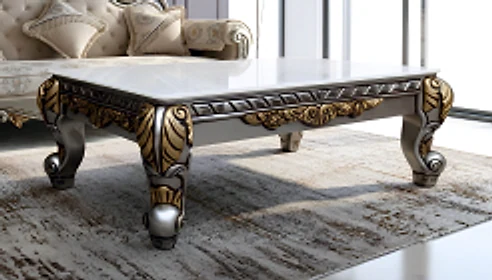 CT CSF-14 Centre Table — Onyx Marble Top