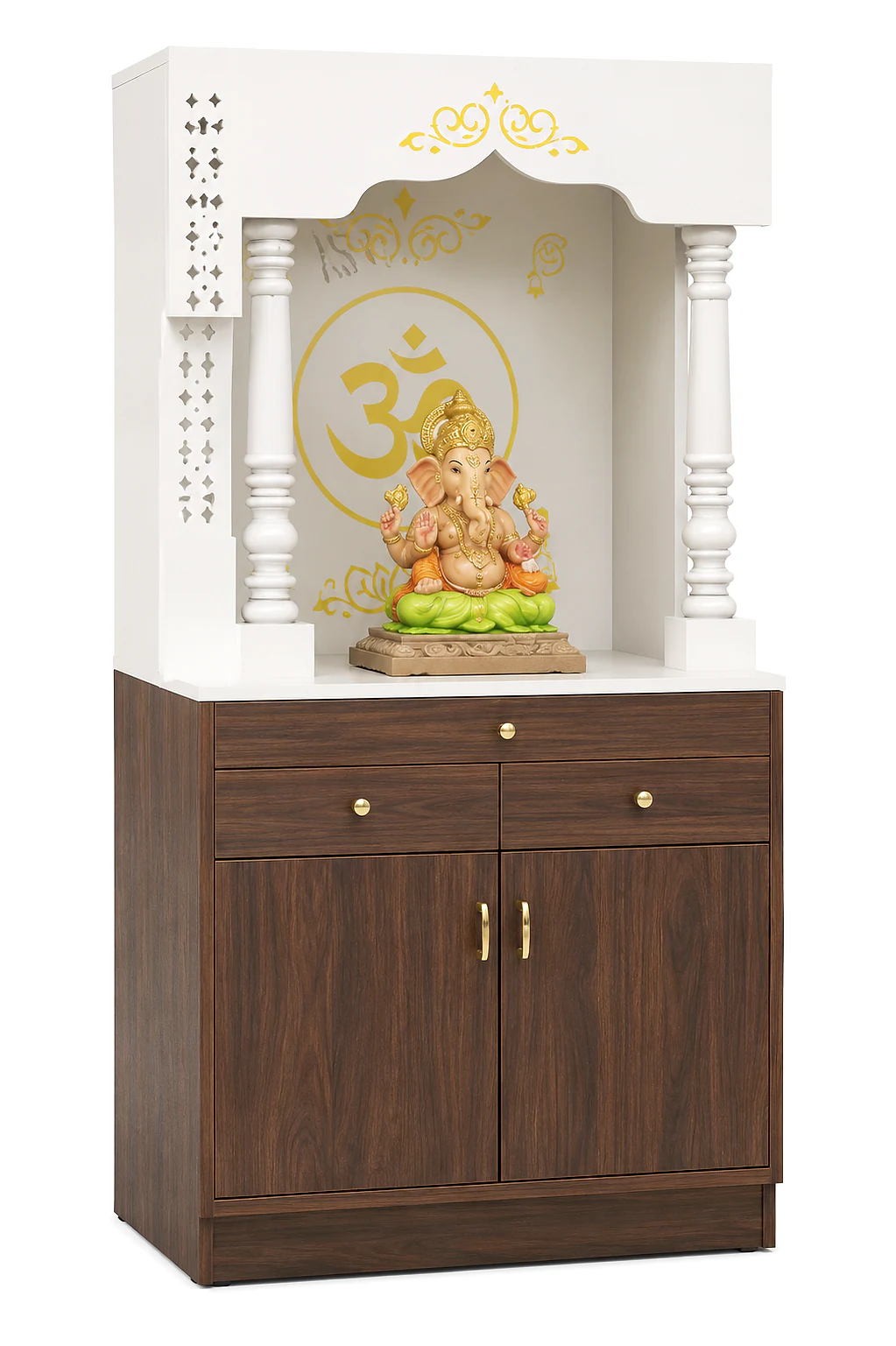 Divine Neem Wood Mandir Unit (CSI-171)