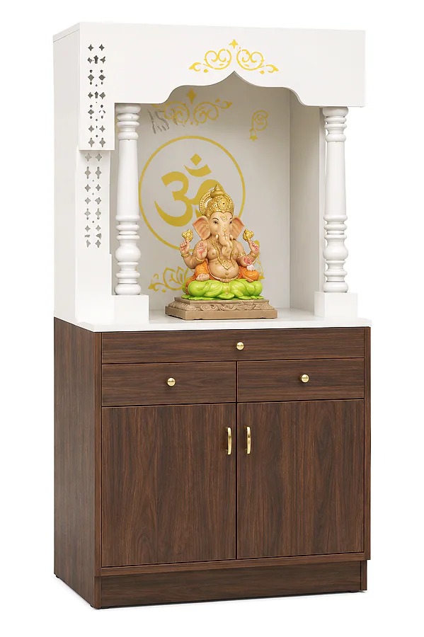 Divine Neem Wood Mandir Unit (CSI-171)