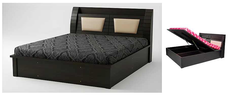 Dl -2 King Head Board Storage Bed