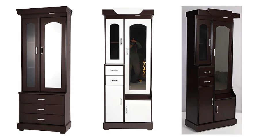 DRESSER-D3 MDF Polish (Wenge & White) (72X30)