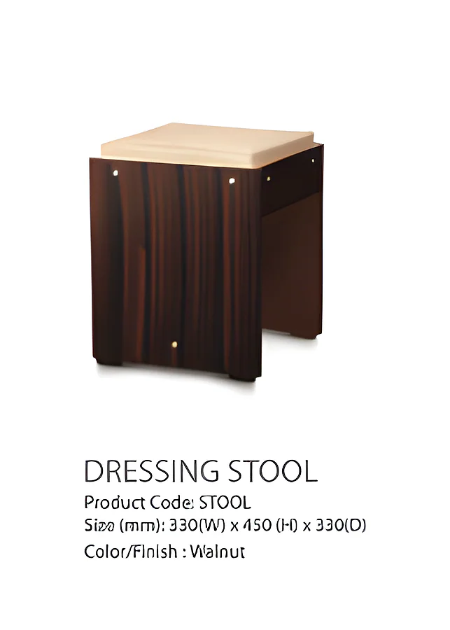Dressing Stool 3 450330 Wlnt (Hey