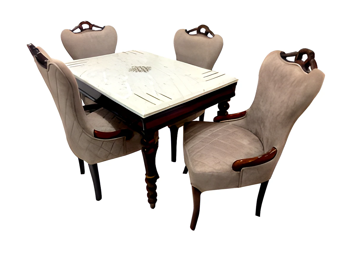 Dt Morris 4S (M) (Ch- Morris) Dining Set