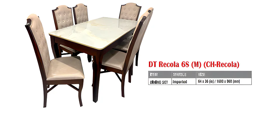 Dt Recola 6S (M) (Ch- Recola) Dining Set