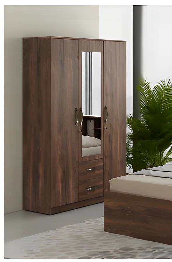 Electra 3 Door Wardrobe with Mirror
