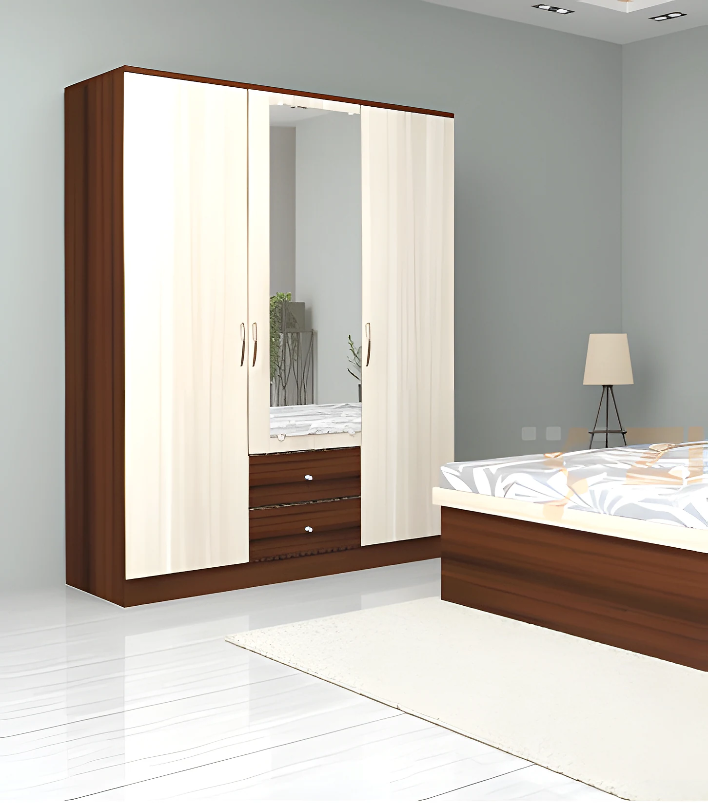 Ella 3 Door Wardrobe With Dresser