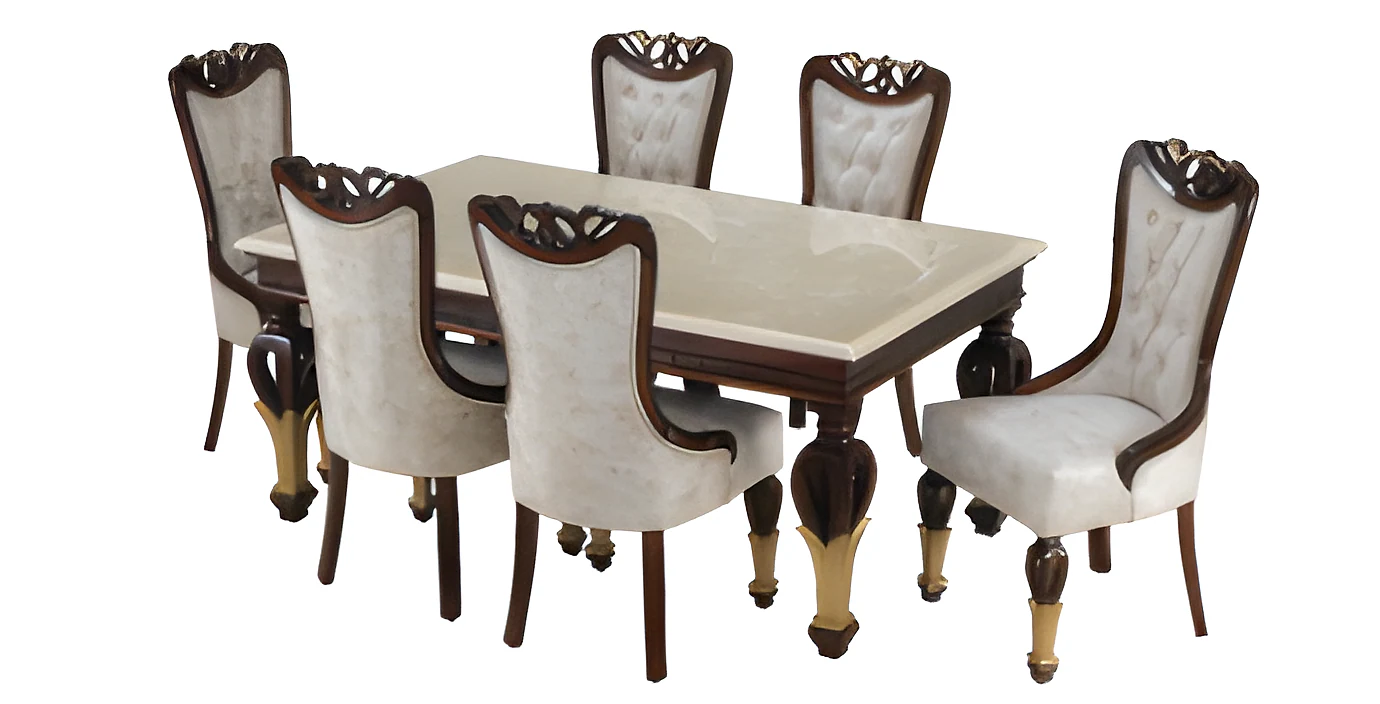 Fort 6S (M) (Ch- Fort) Dining Set