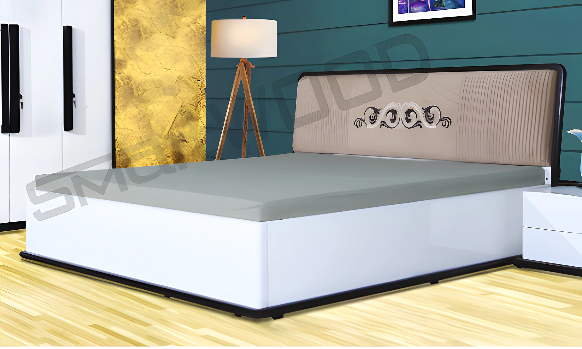 Glamour Full Hd King Bed 7872