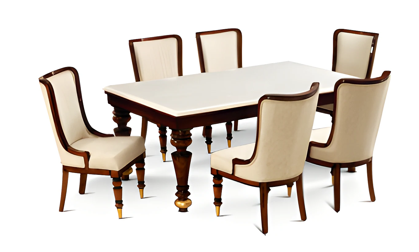 Golden Cap 6S (M) (Ch- Golden Cap) Dining Set