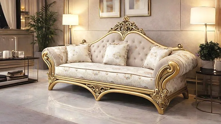 Grande Gold Sofa Set (CSF-16)