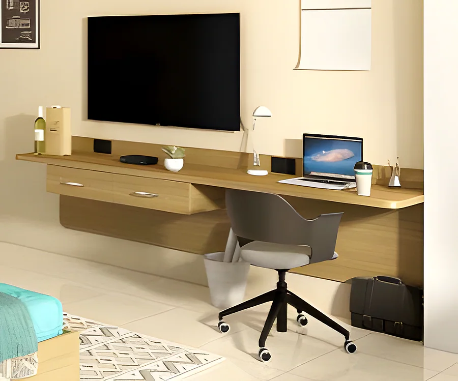 HF Type 02 Tv/Study Table B 2000 - Natural Oak
