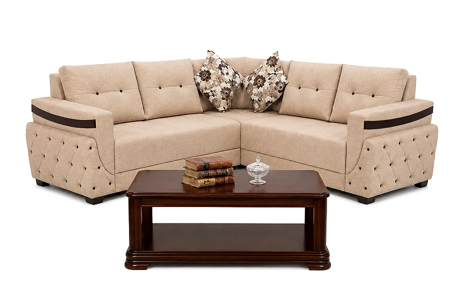 IK-127 L Shape Corner Sofa Set
