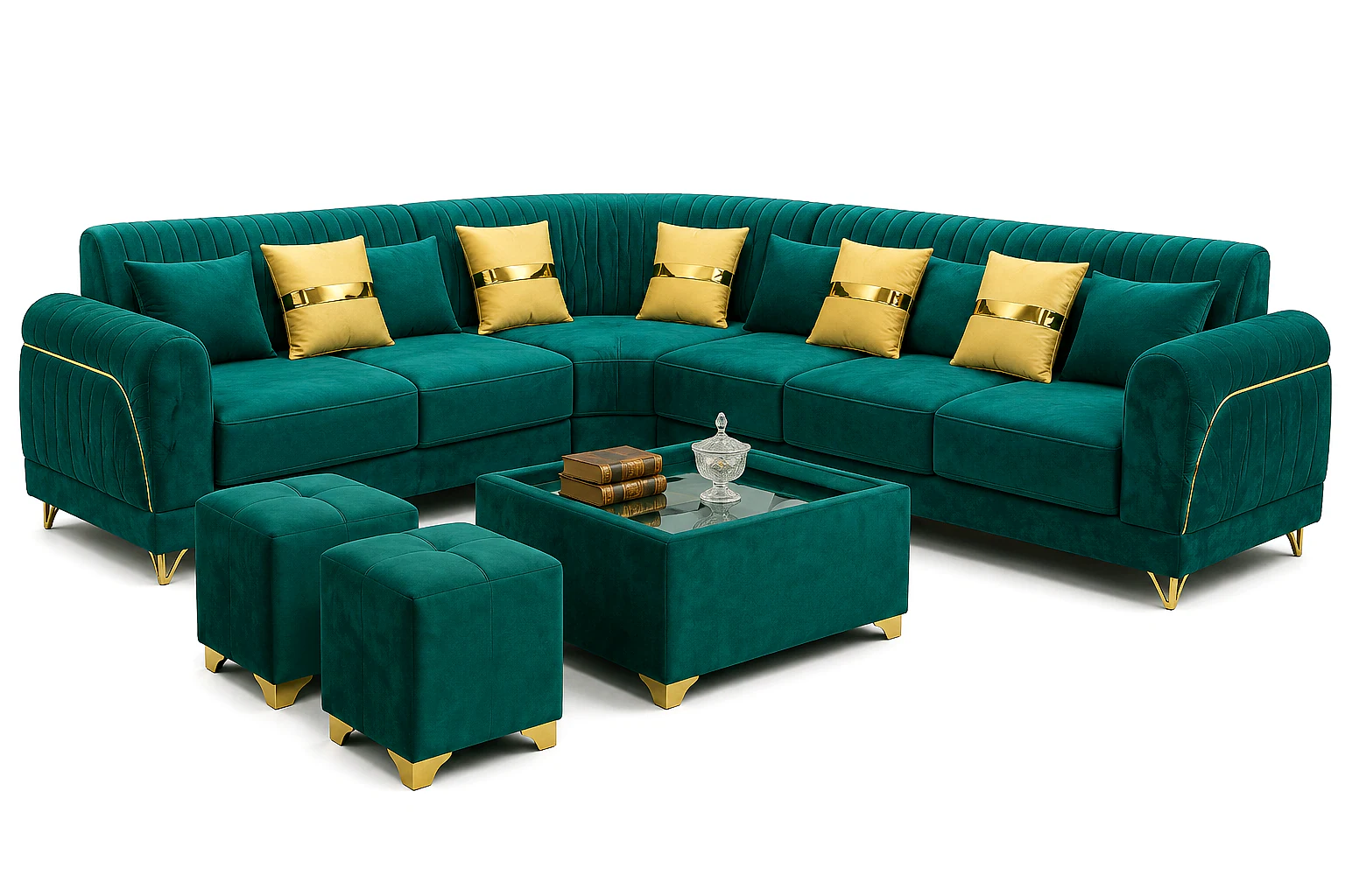 IK-156L Shape Corner Sofa Set