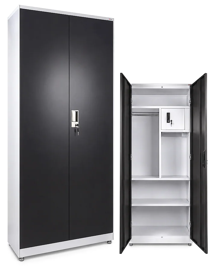 IK-503 2 Door Plain Colour Wardrobe (With Uv)