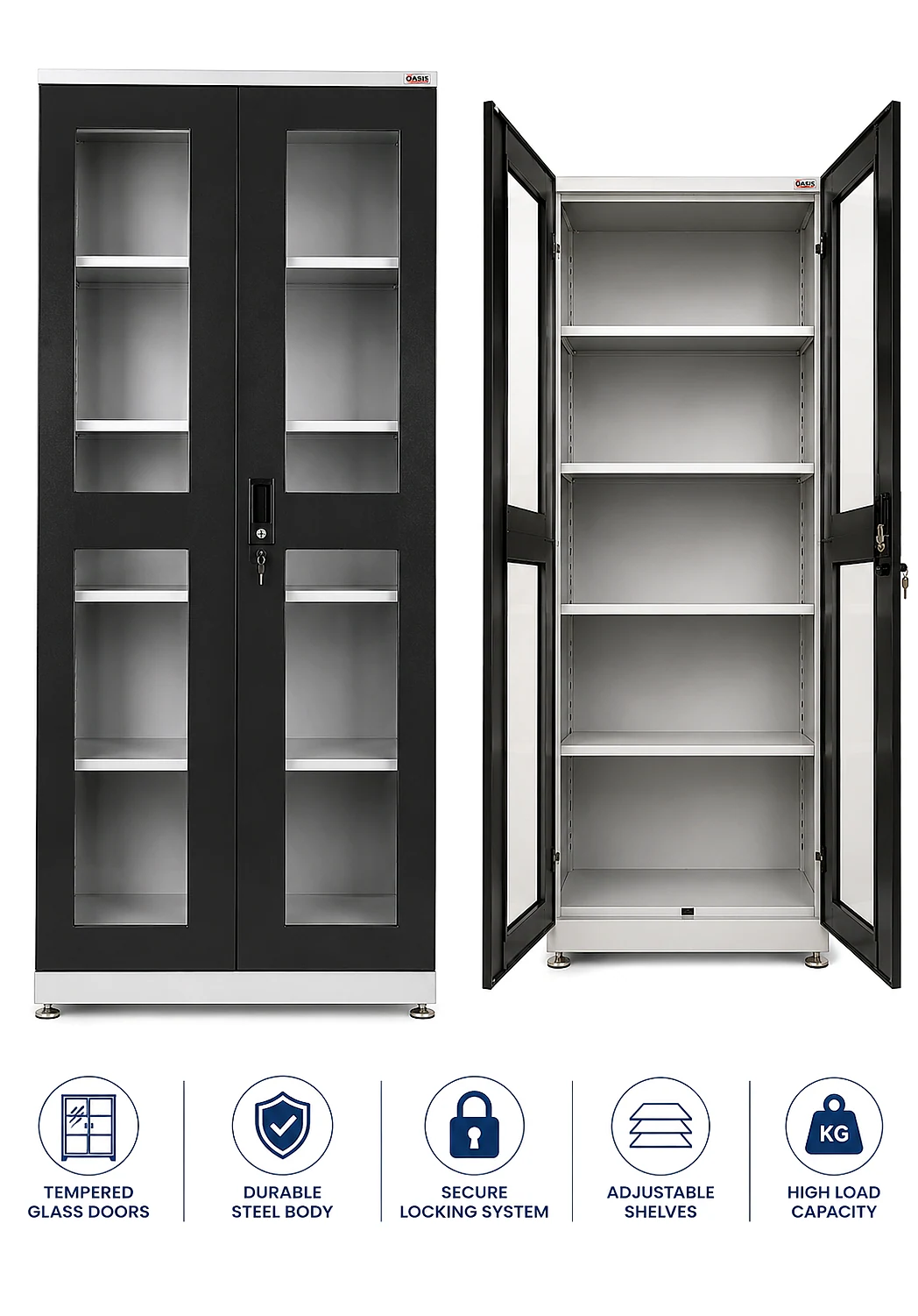 Ik 508 Glass Door Office Almirah
