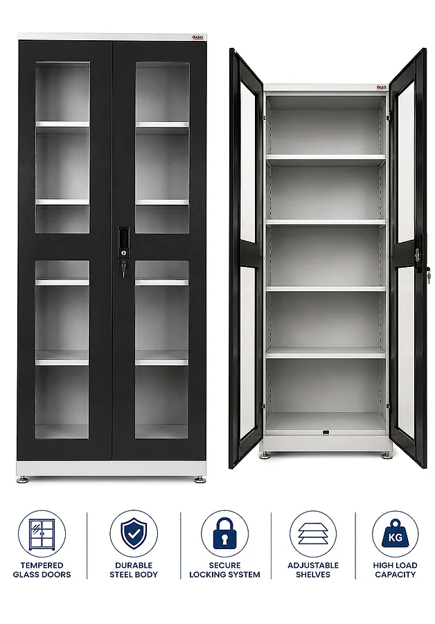Ik 508 Glass Door Office Almirah