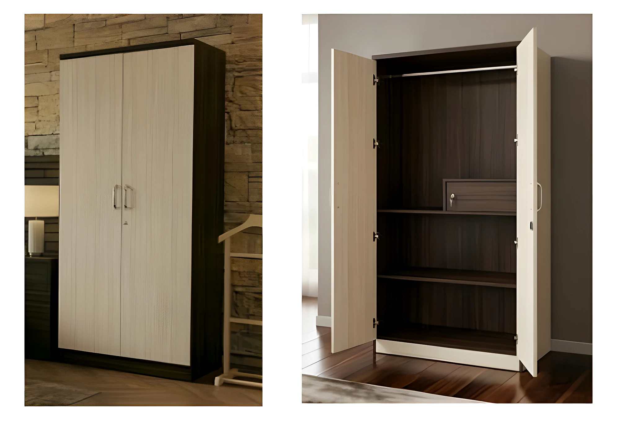 Iris/Thai Iris 2 Door Wardrobe