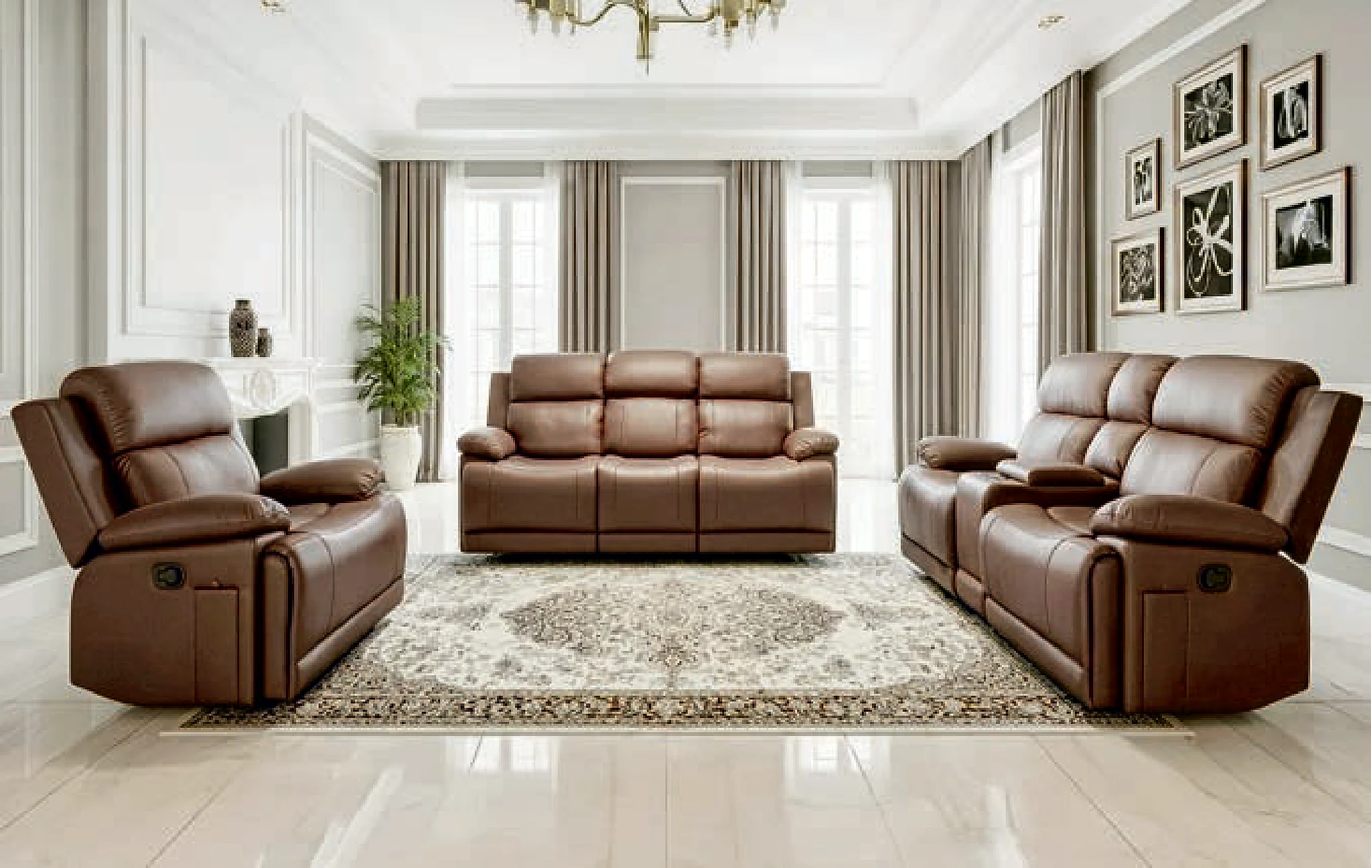 Jordan Recliner Sofa — 3 Seater